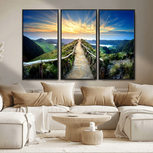 Mountain Landscape Wall Art Canvas Print