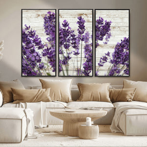 Lavender Herb Wall Art Canvas Print