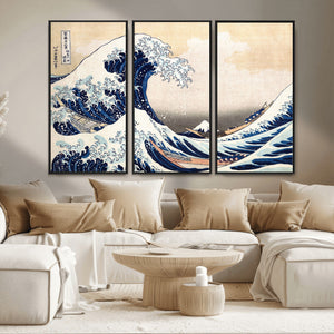 Hokusai: The Breaking Wave off Kanagawa Canvas Print