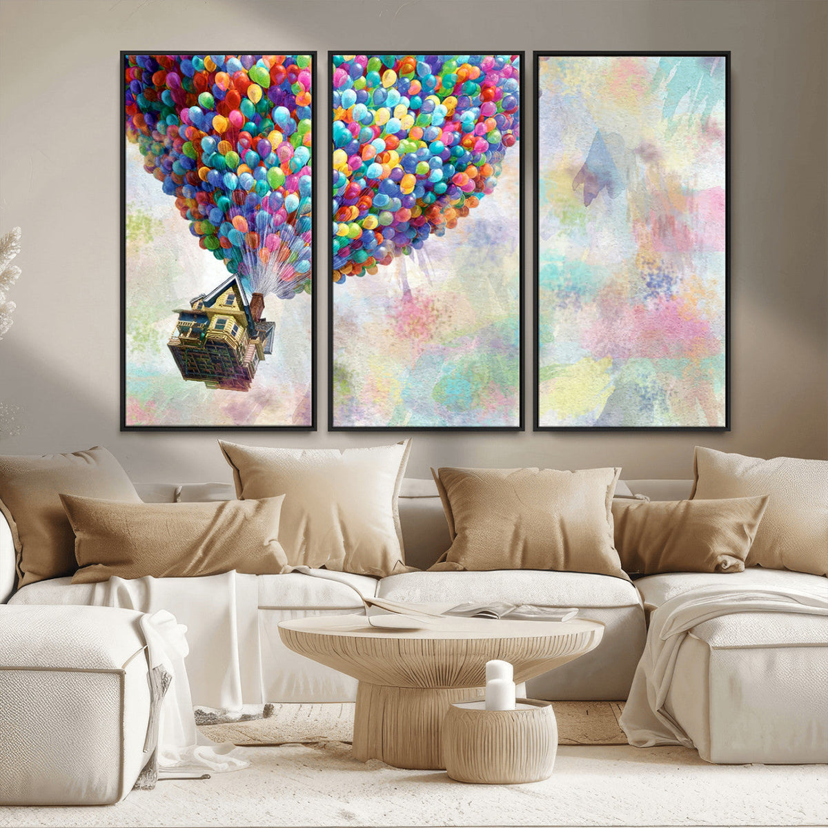 Up Pixar Poster, Look Up Pixar Wall Art, Up Pixar Canvas,