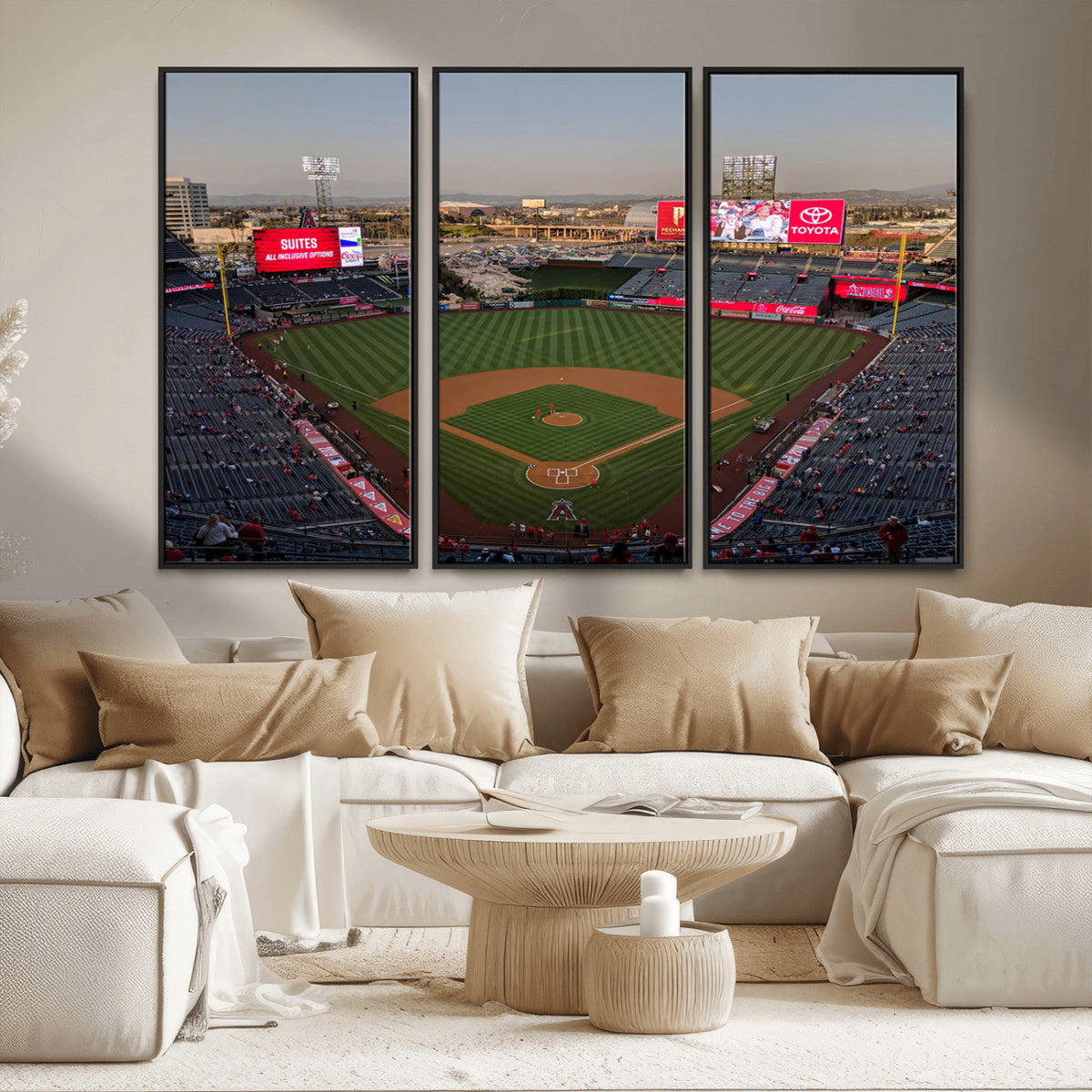 Los Angeles Angels Baseball Canvas Print - Anaheim Angel