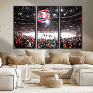 Amerant Bank Arena Wall Art Canvas Print - Basketball Arena