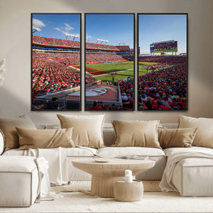 Florida Tampa Raymond James Stadium Wall Art Canvas Print -