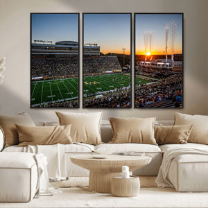 Demon Deacons Football Team Print Canvas- Winston-Salem