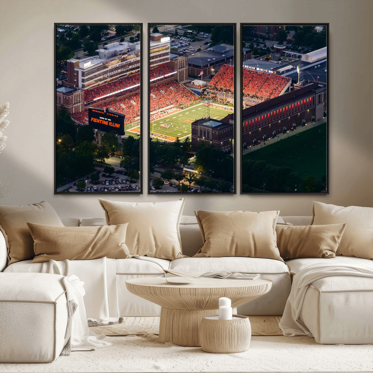 University of Illinois Fighting Illini Football Team Print -