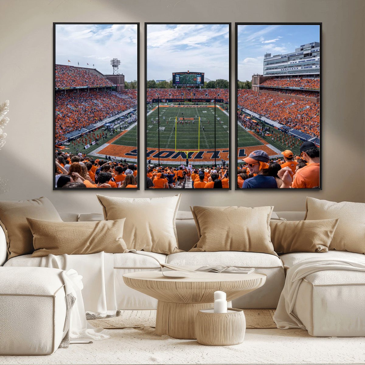 University of Illinois Fighting Illini Football Team Print