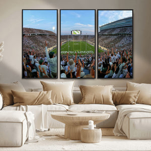 Michigan State Spartans Football Team Art Print - East
