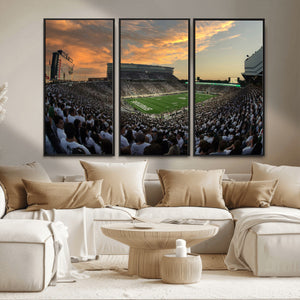 Michigan State Spartans Football Team Print - East Lansing