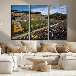 University of Wyoming Cowboys Football Team Print - Laramie