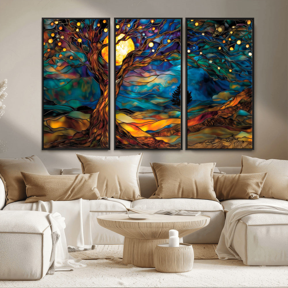 Tree of Life Wall Art - Yggdrasil Tree of Life Canvas Print