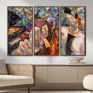African American Jazz Art Music Abstract Wall Art Painting