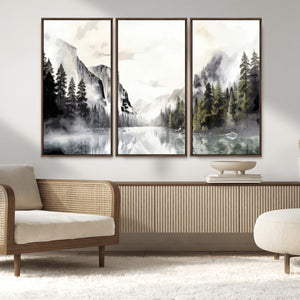 Yosemite Valley Wall Art Canvas Print – Framed and Ready to