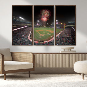 Fireworks at Angel Stadium – Los Angeles Angels Canvas