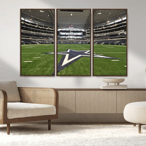 Dallas Cowboys Football Team Print - Arlington AT&T Stadium