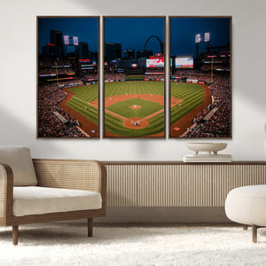 St. Louis Cardinals Baseball Team Print - Busch Stadium Wall