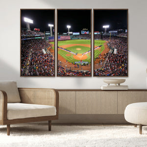 Fenway Park Wall Art Canvas Print | Large Baseball Stadium