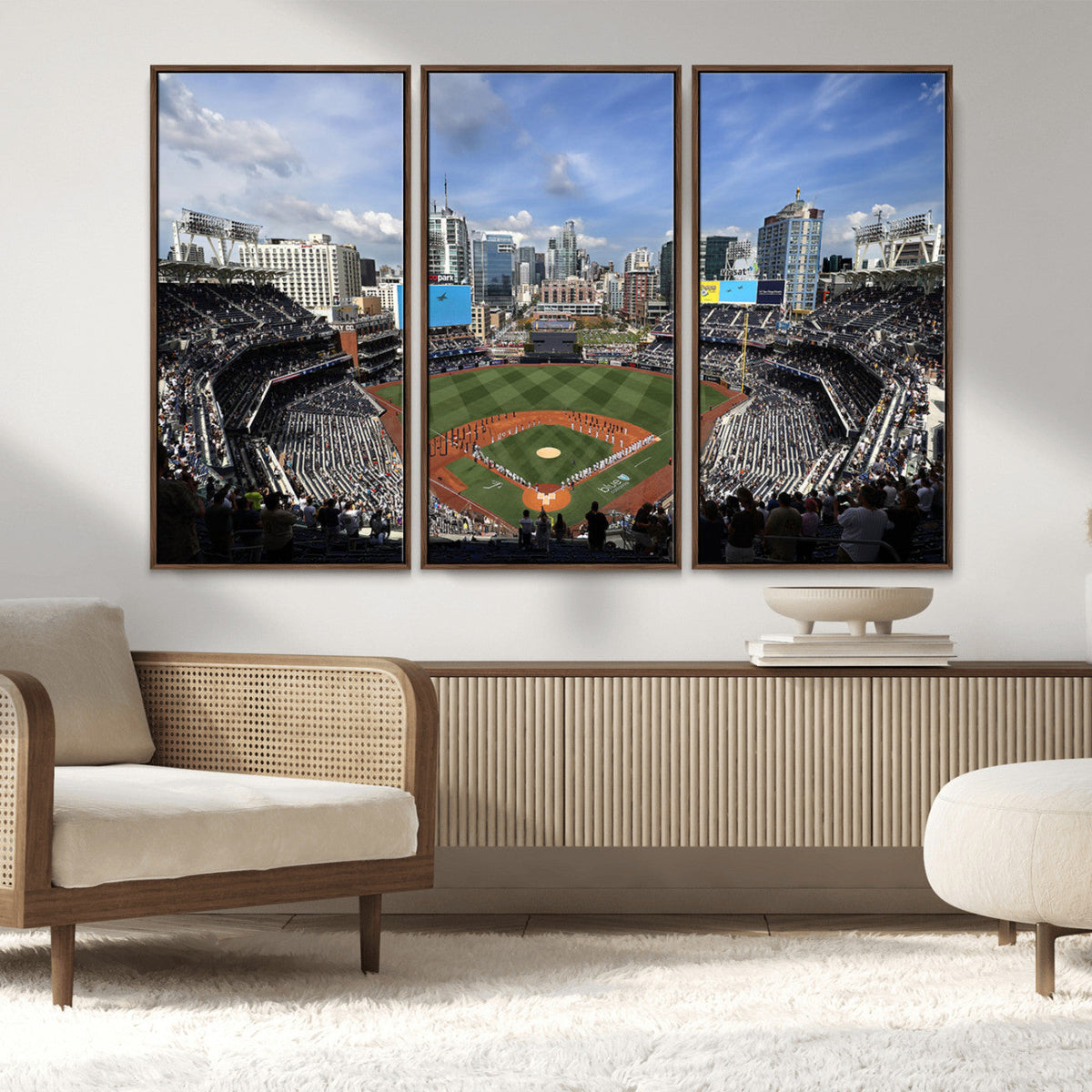 San Diego Padres Baseball Team Print - Petco Park Stadium
