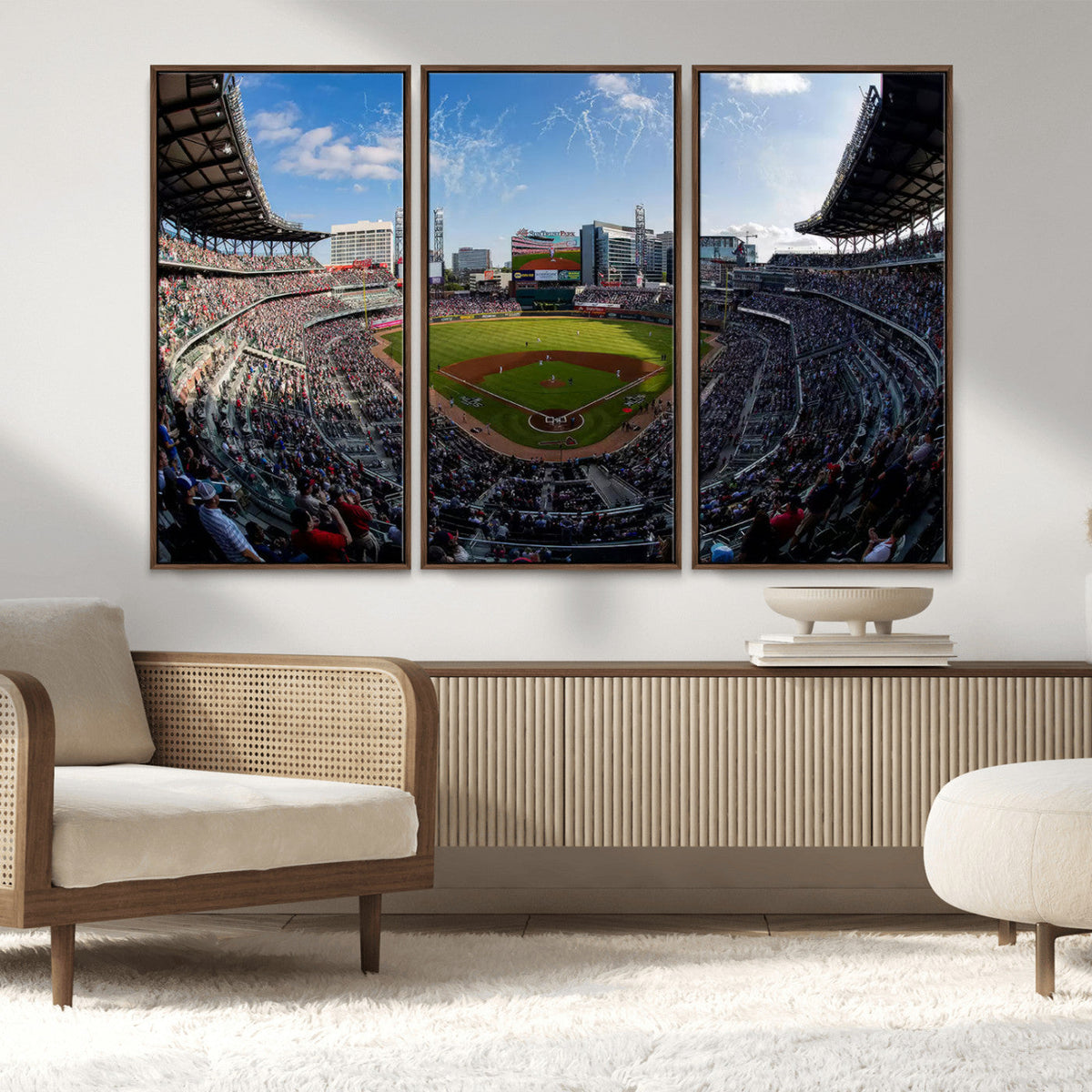 Truist Park Stadium Canvas Wall Art - Atlanta Braves Game