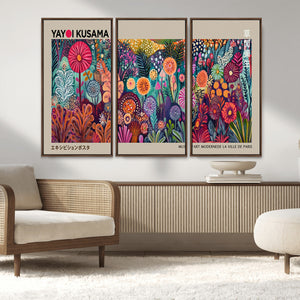 Yayoi Kusama Wall Art Canvas Print, Abstract Art, Large