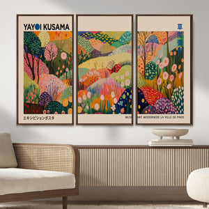 Yayoi Kusama Japanese Art Canvas Print, Abstract Art, Large