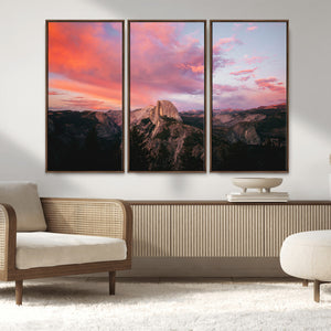 Half Dome Wall Art Canvas Print – Framed Yosemite National