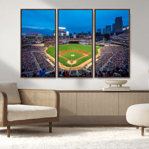 Target Field Stadium Wall Art Canvas Print – Minnesota Twins