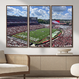 Georgia Bulldogs Stadium Wall Art Canvas Print, Sanford