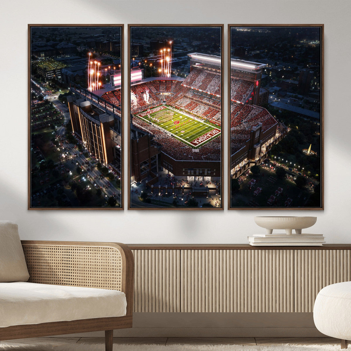 Oklahoma Memorial Stadium - Gaylord Memorial Stadium Wall