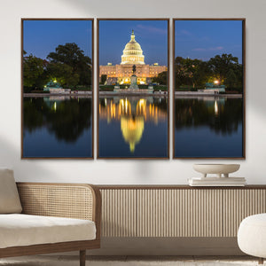 US Capitol Building Wall Art Canvas Print – Washington DC