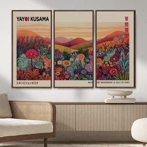 Yayoi Kusama Colorful Landscape Wall Art Canvas Print –