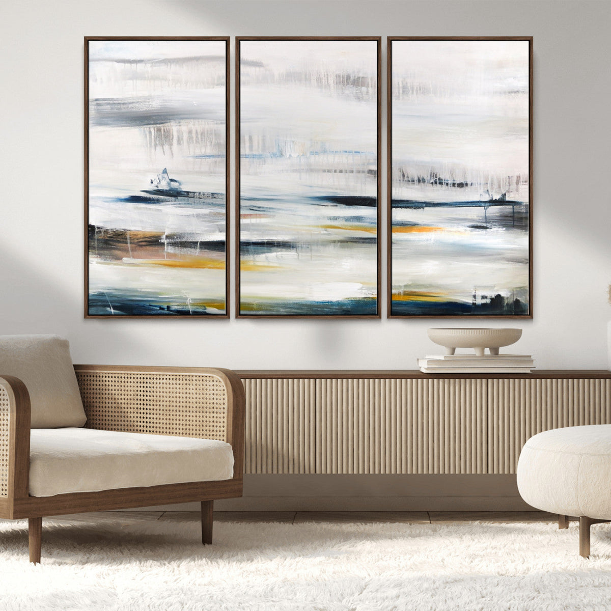 Soft Color Abstract Canvas Print