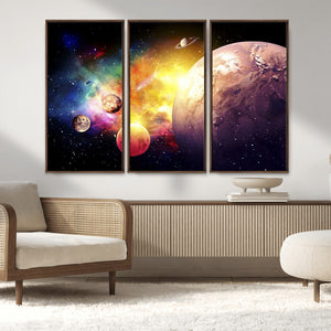 Space and Galaxy Canvas Print