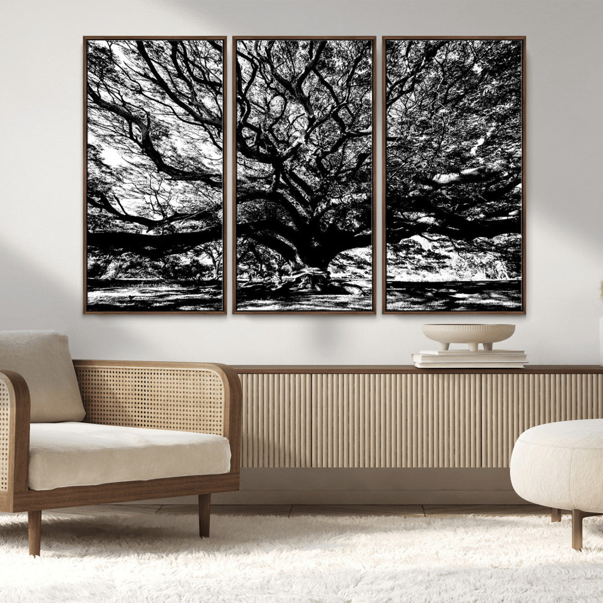 Mighty Angel Oak Wall Art | Angel Oak Tree Art Print