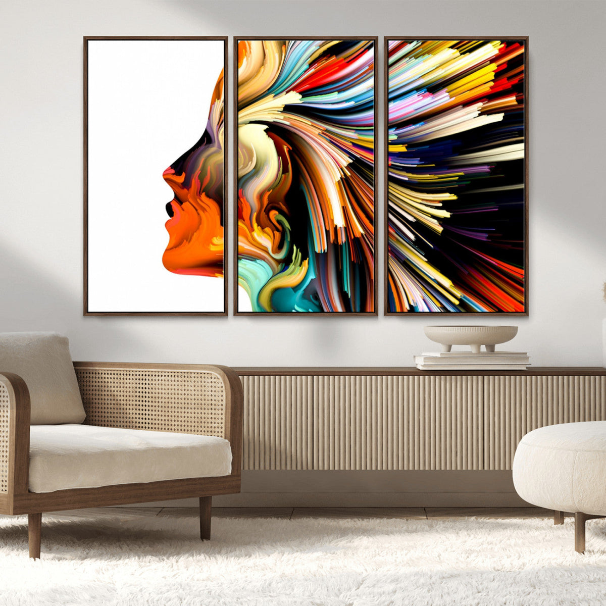 Profile Colors Canvas Print