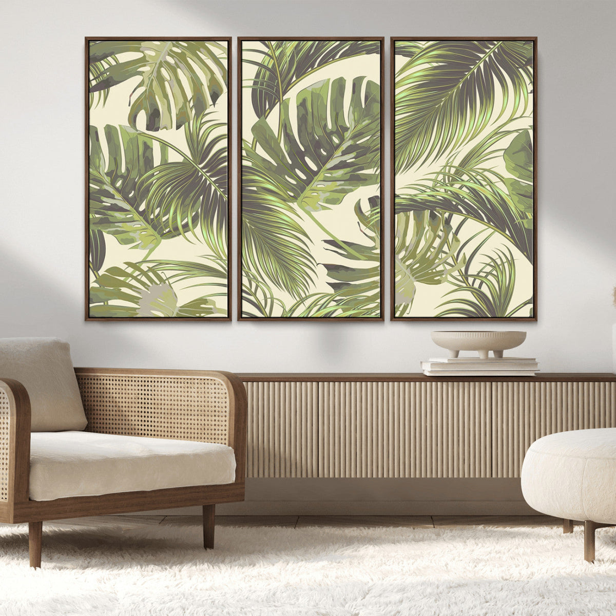 Palm Leaves Canvas Print