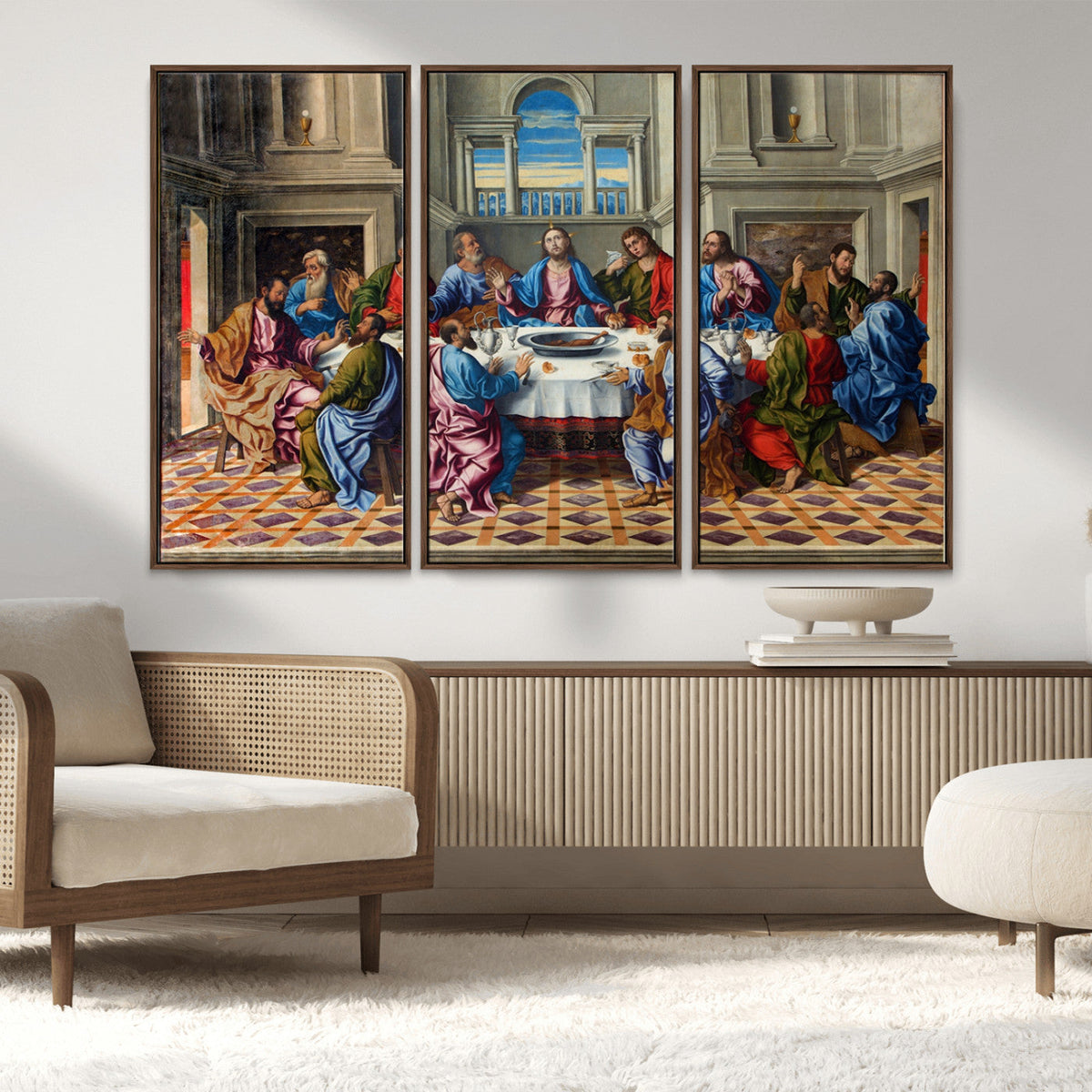 The Last Supper Multi Panel Canvas Wall Art