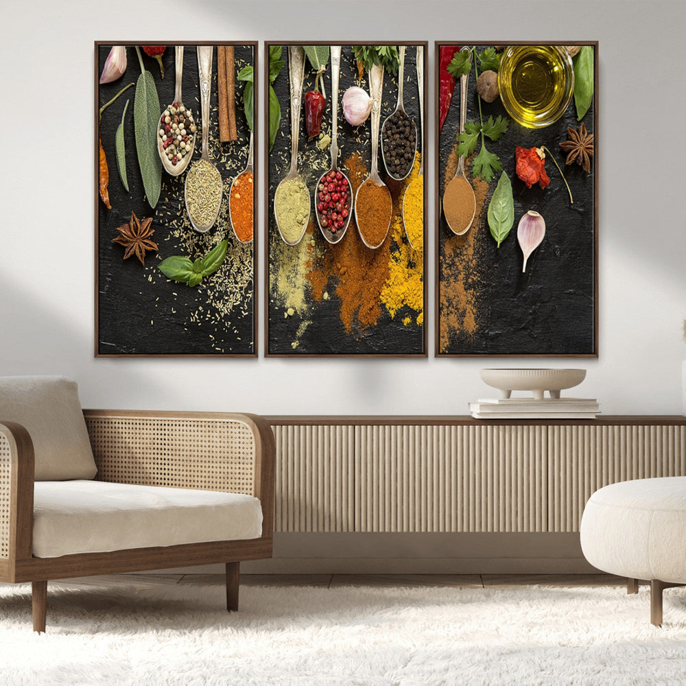 Spices Wall Art Canvas Print