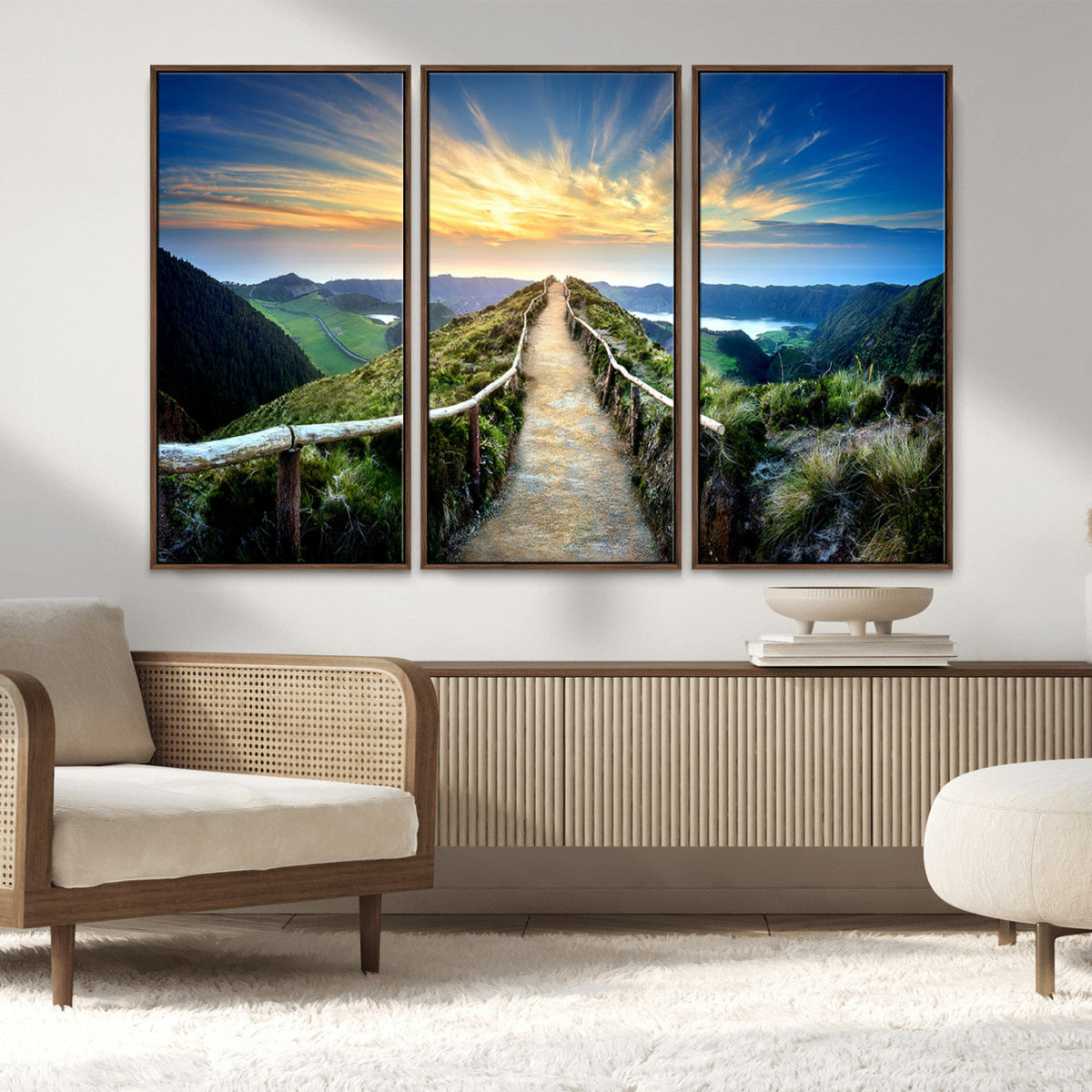 Mountain Landscape Wall Art Canvas Print