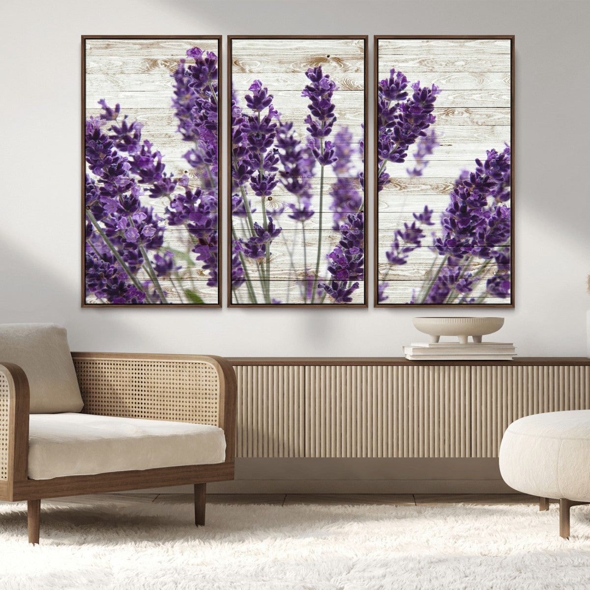 Lavender Herb Wall Art Canvas Print