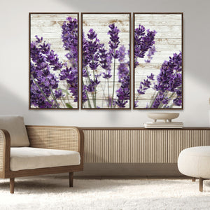 Lavender Herb Wall Art Canvas Print