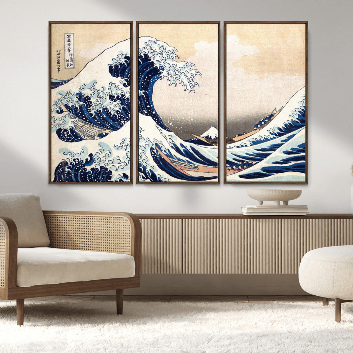 Hokusai: The Breaking Wave off Kanagawa Canvas Print