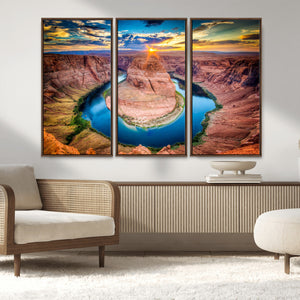 Sunset on the Horseshoe Bend Grand Canyon, Horseshoe Bend