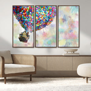 Up Pixar Poster, Look Up Pixar Wall Art, Up Pixar Canvas,