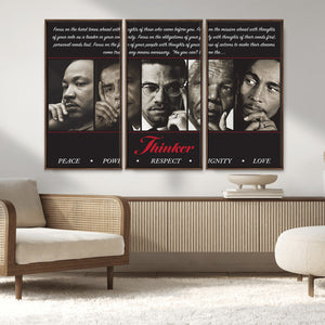Thinkers of Wall Art Canvas Print - Inspirational Wall Art
