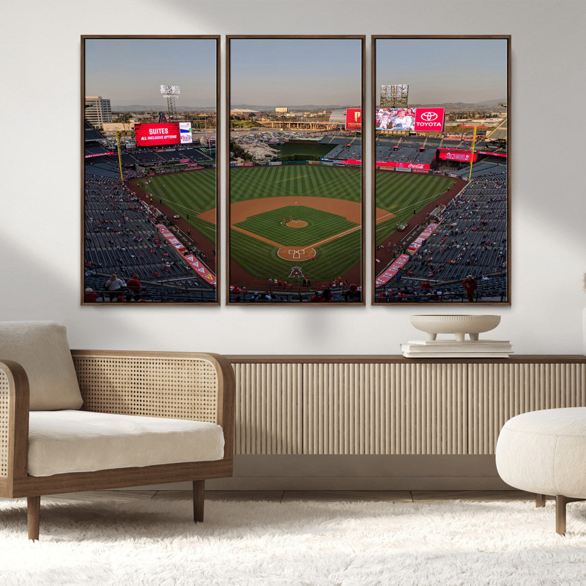 Los Angeles Angels Baseball Canvas Print - Anaheim Angel