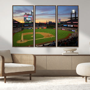 Citizens Bank Park Philadelphia Phillies Wall Art Canvas |