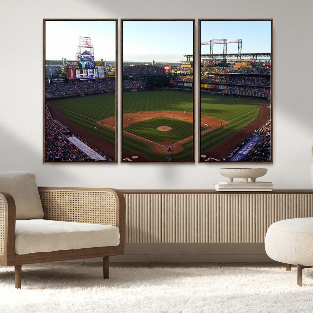 Colorado Rockies Coors Field Wall Art Canvas Print - MLB