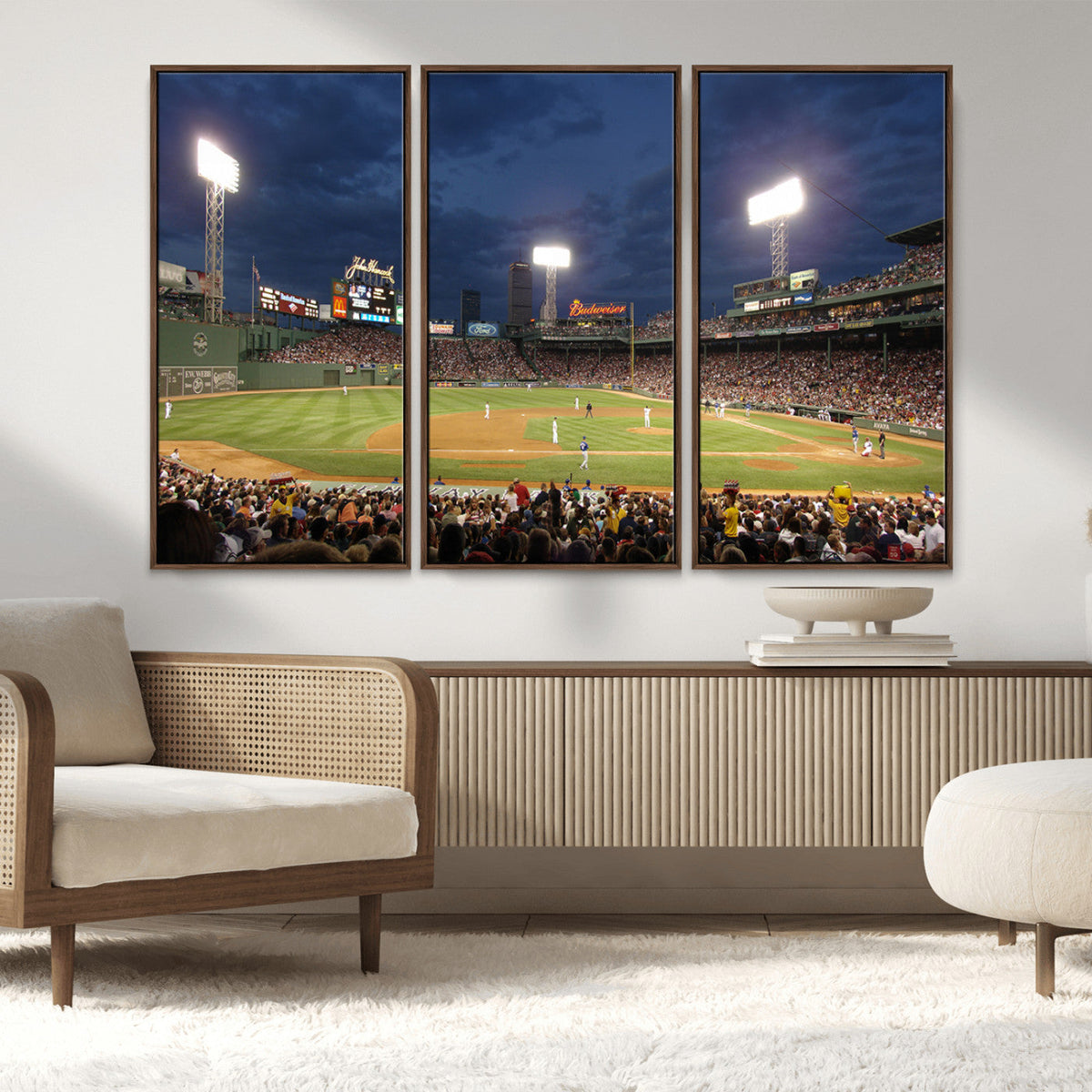 Boston Red Sox Baseball Team Print Canvas - Massachusetts
