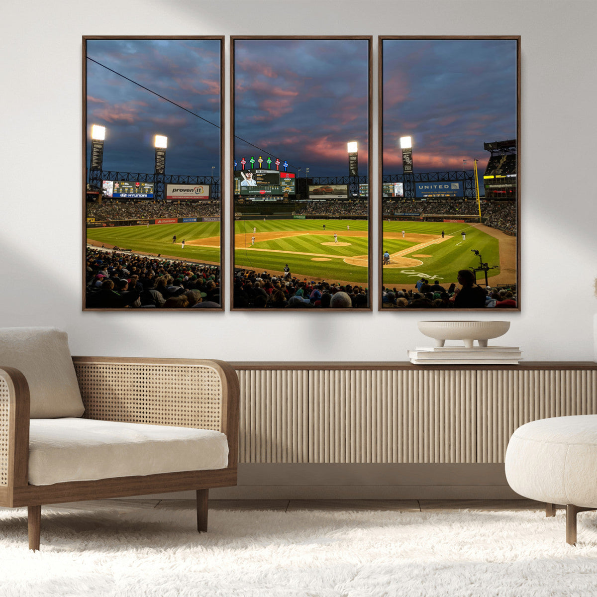 Chicago White Sox Baseball Team Print Canvas- Guaranteed