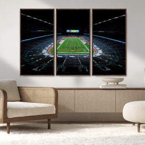 Denver Broncos Football Team Print Canvas- Denver Empower
